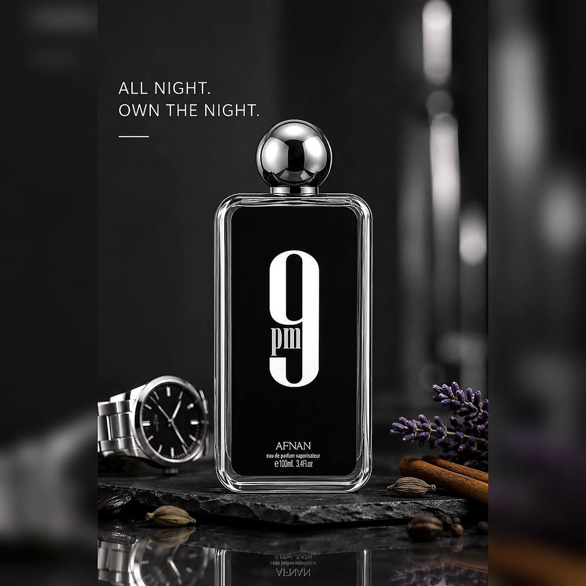 Afnan 9PM Night Out perfume 100ml